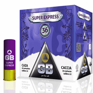 GB Super Express Cal 12 Blypatron (Fra #1 til #7)  (36gram)
