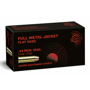 GECO .44 Rem. Mag. 230gr FMJ Flat Nose