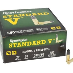 Remington Standard V 38grs .22LR (550 pk.)