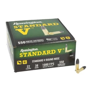 Remington Standard V 38grs .22LR (550 pk.)