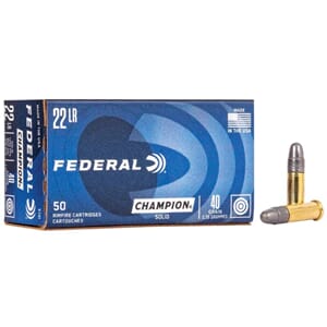 FEDERAL 22LR Target 40 grs. 50pk.
