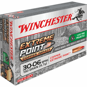 Winchester .30-06 Extreme Point Lead Free 150g
