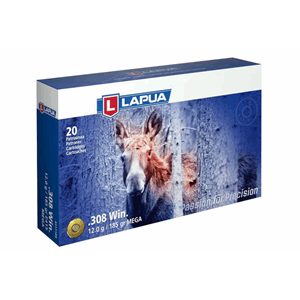 Lapua 308 Win 12,0g / 185grs Mega
