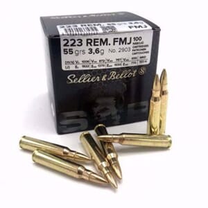 S&B 223 Rem 55grs FMJ (100 pk.)