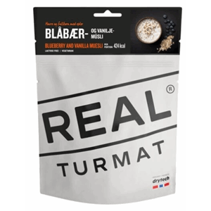 REAL TURMAT Blåbær og vanilje Müsli