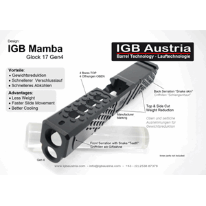 IGB Slide G17 Gen4 MOS 9x19 MAMBA