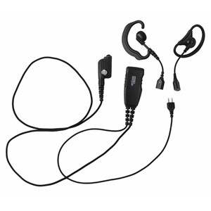 ICOM PRO-U610SA Svart tygkabel "3-i-1" C & D-bygel / Peltor