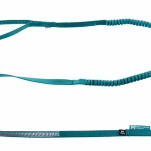 Non-stop Touring bungee leash unisex black/grey 2.0m/13mm
