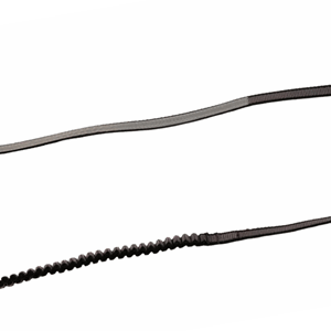 Non-stop Touring bungee leash unisex black/grey 3.8m/23mm