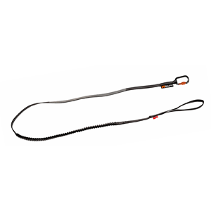 Non-stop Touring bungee leash unisex black/grey 3.8m/23mm
