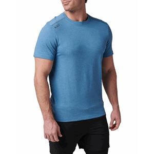 5.11 PT-R CHARGE SHORT SLEEVE TOP 2.0 (Mineral Blue Heather)