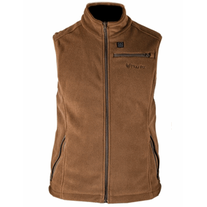Haunter Heat fleece vest Forest Brown