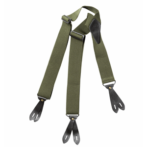Swedteam Strap Green Suspenders Hunting Green Onesize