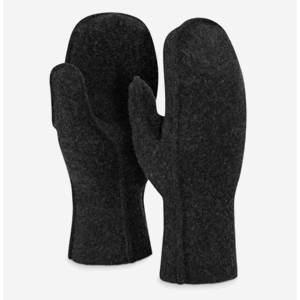Aclima ReBorn Felted Mittens - Dark Grey Melange