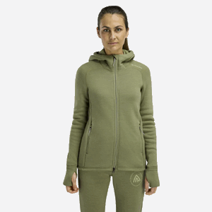 Aclima FleeceWool Hooded Jacket W's Aloe