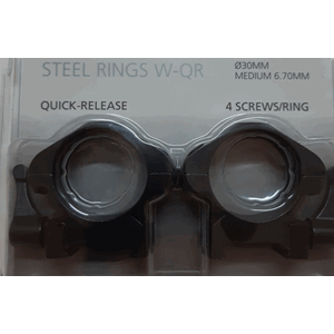 Scandium Steel Rings 30mm W- Quick Release