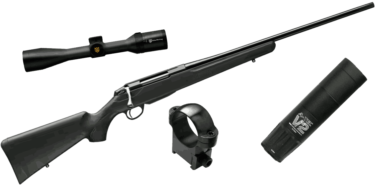 Tikka Jaktia Riflepiakke 1 T3x Lite adjustable(gj.14x1) - Pedersens Vaabenlager