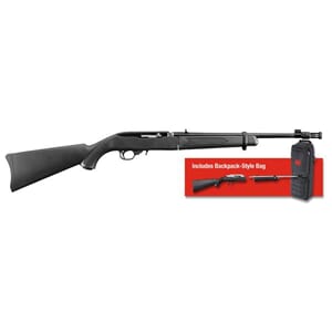 RUGER 10/22-TDT Take-Down,  m/flammedemper, 1/2''-28 .22