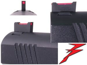 DP Kimber Rimfire Target Fiber Optic Front Sight 245Tx100W - Pedersens Vaabenlager