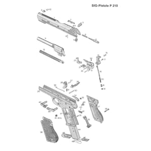 Sig Sauer P210 Trigger Pivot Spring