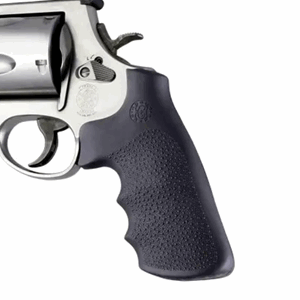 Hogue 19022 S&W K, L, N, X, Z Frame Rnd Butt Rubber Black