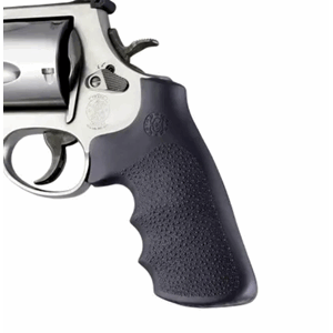 Hogue 19022 S&W K, L, N, X, Z Frame Rnd Butt Rubber Black