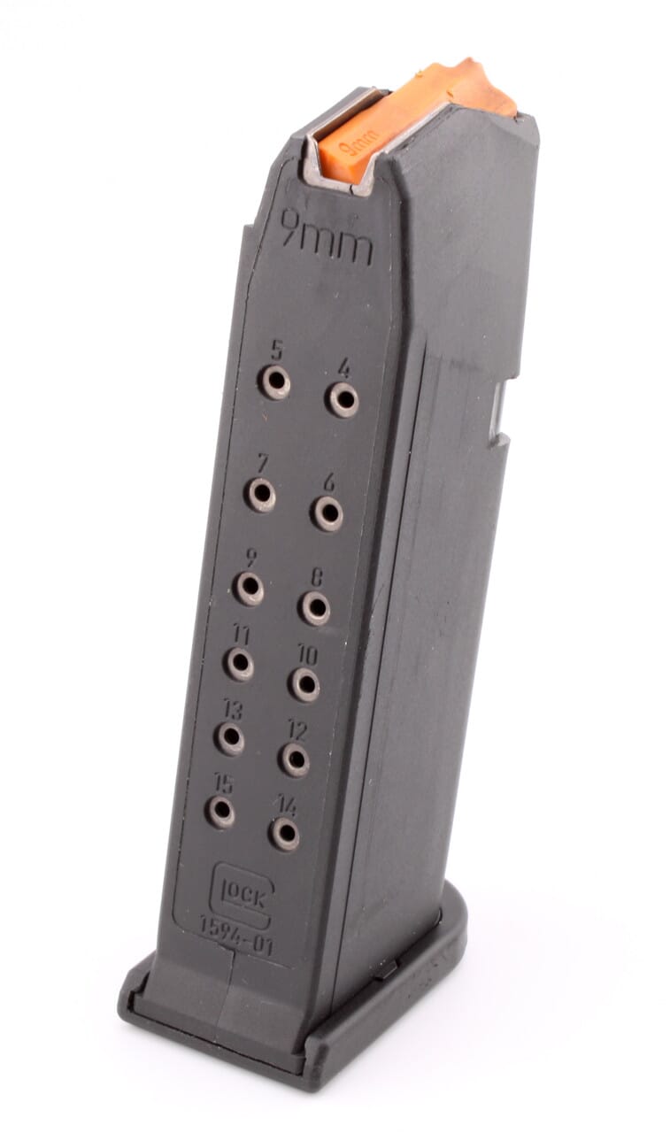 GLOCK Magazine G19, 01, 15RD - Pedersens Vaabenlager